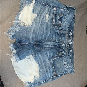 distressed shorts